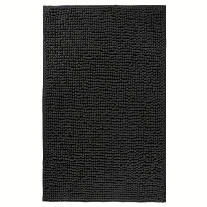 Chenille Bath Rug Extra Thick Soft Absorbent Non-Slip Bathroom Mat Machine Washable, Multiple Sizes & Colors