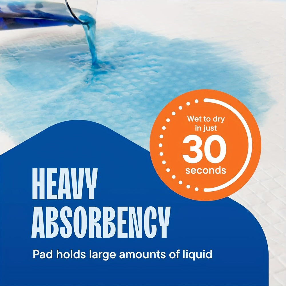 Disposable Bed Pads Extra Large 30x36 Inch – 6-Layer Absorbent Leak-Proof Underpads for Adults, Seniors, Postpartum, Pets & Incontinence Care – 50 or 100 Pack