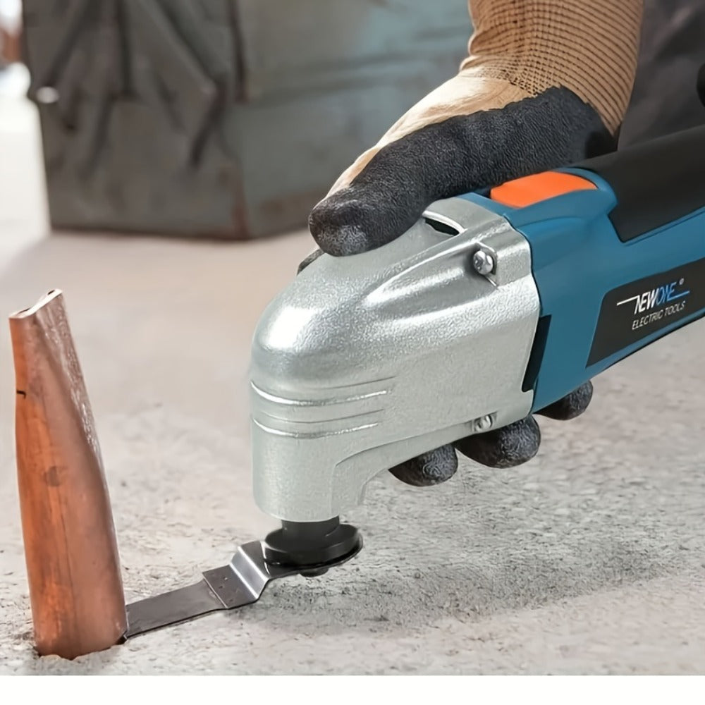 Oscillating Multitool Kit 2.5 Amp Corded, 6-Speed Variable, 3° Oscillation Angle, Cutting Tool for Wood Metal Plastic, High-Precision Renovator Tool for DIY Projects & Home Repairs, Accessories Included