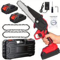 Double Electric Saw Red