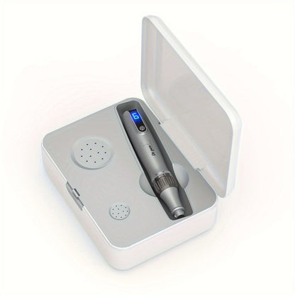 Dr.Pen M8S Microneedling Pen Professional Skin Care Kit - Electric Derma Pen with 20pcs 0.25mm Round Nano Cartridges, Collagen Induction Therapy Beauty Tool for Face & Body