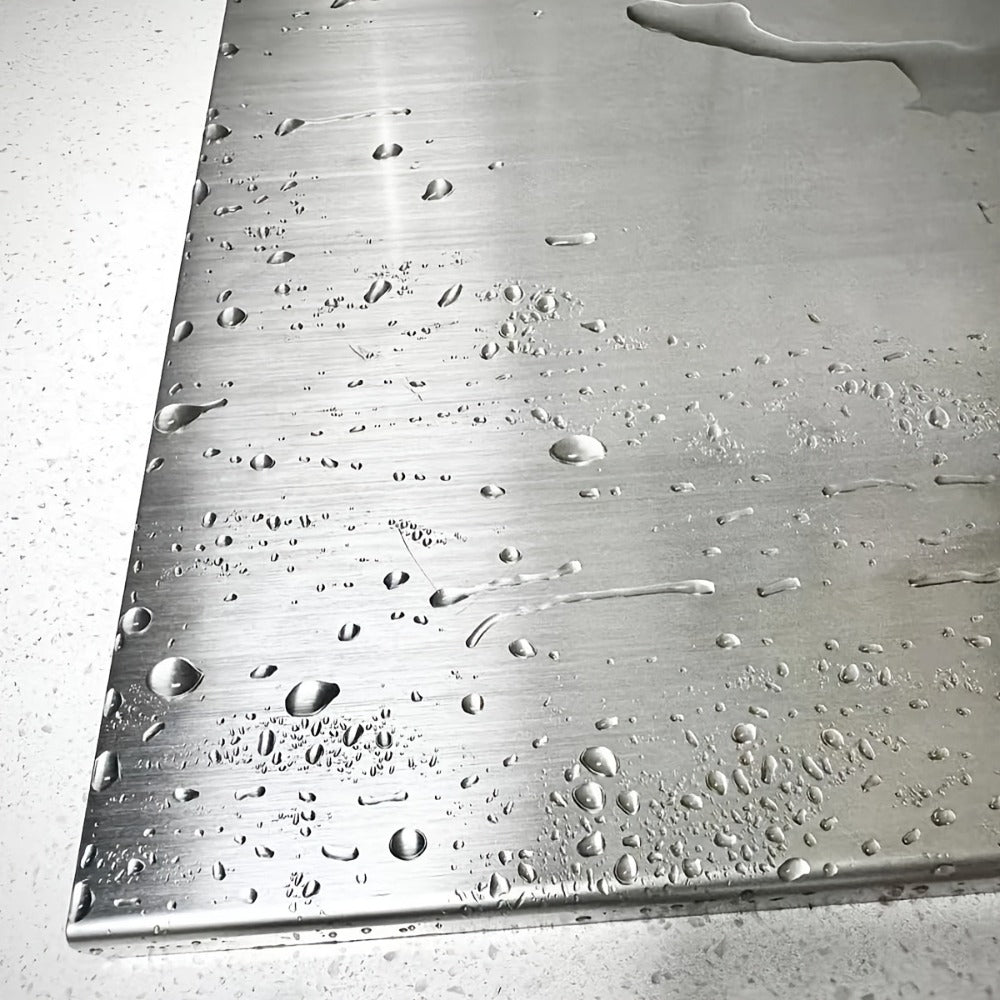 Stainless Steel Cutting Board Extra Large 27.5"×19.7" Double-Sided 304 Steel Board for Home & Commercial Kitchen - Countertop Protector Breadboard Easy Clean Durable