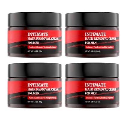 Hair Removal Cream for Men - Fast Acting Depilatory for Chest Back Legs Arms Intimate Areas Sensitive Skin Formula 50g