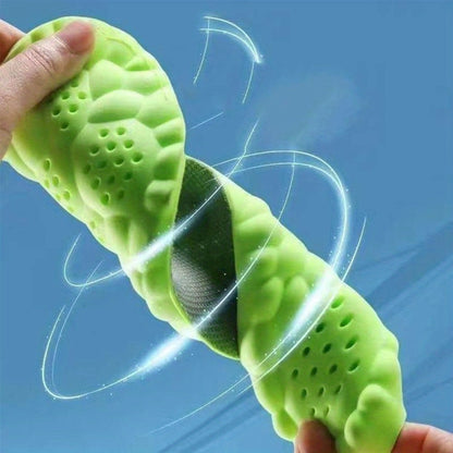 Foam Cushion Insoles 8pcs (4 Pairs) – Breathable Anti-Sweat Sports & Work Insoles for Men & Women, EU 35-46