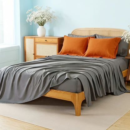 Comforter Set 7-Piece Bed in a Bag Queen King Full Soft Microfiber Down Alternative Comforter Fitted Sheet Flat Sheet Pillow Shams Pillowcases All Season Bedding Set 34 Colors
