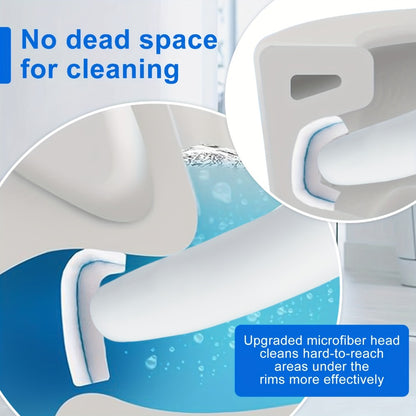 Toilet Wand Refills Compatible with Clorox ToiletWand, Disposable Microfiber Toilet Bowl Cleaner Refills, No-Touch Replacement Scrubbing Heads for Toilet Cleaning – 40 & 80 Count (Handle Not Included)