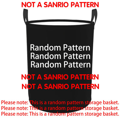 Hello Kitty Collapsible Laundry Basket with Handle - Sanrio Oxford Cloth Foldable Hamper, Portable Storage Bin for Bedroom Bathroom Dorm, Cute Kawaii Laundry Hamper for Girls
