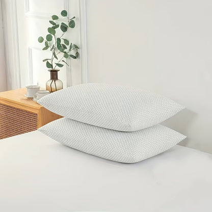 Hotel Luxury Bed Pillows for Sleeping – Down Alternative Gusseted Pillow Set, Supportive & Breathable for Side Back Stomach Sleepers, Standard Queen King Size, Pack of 2 or 4