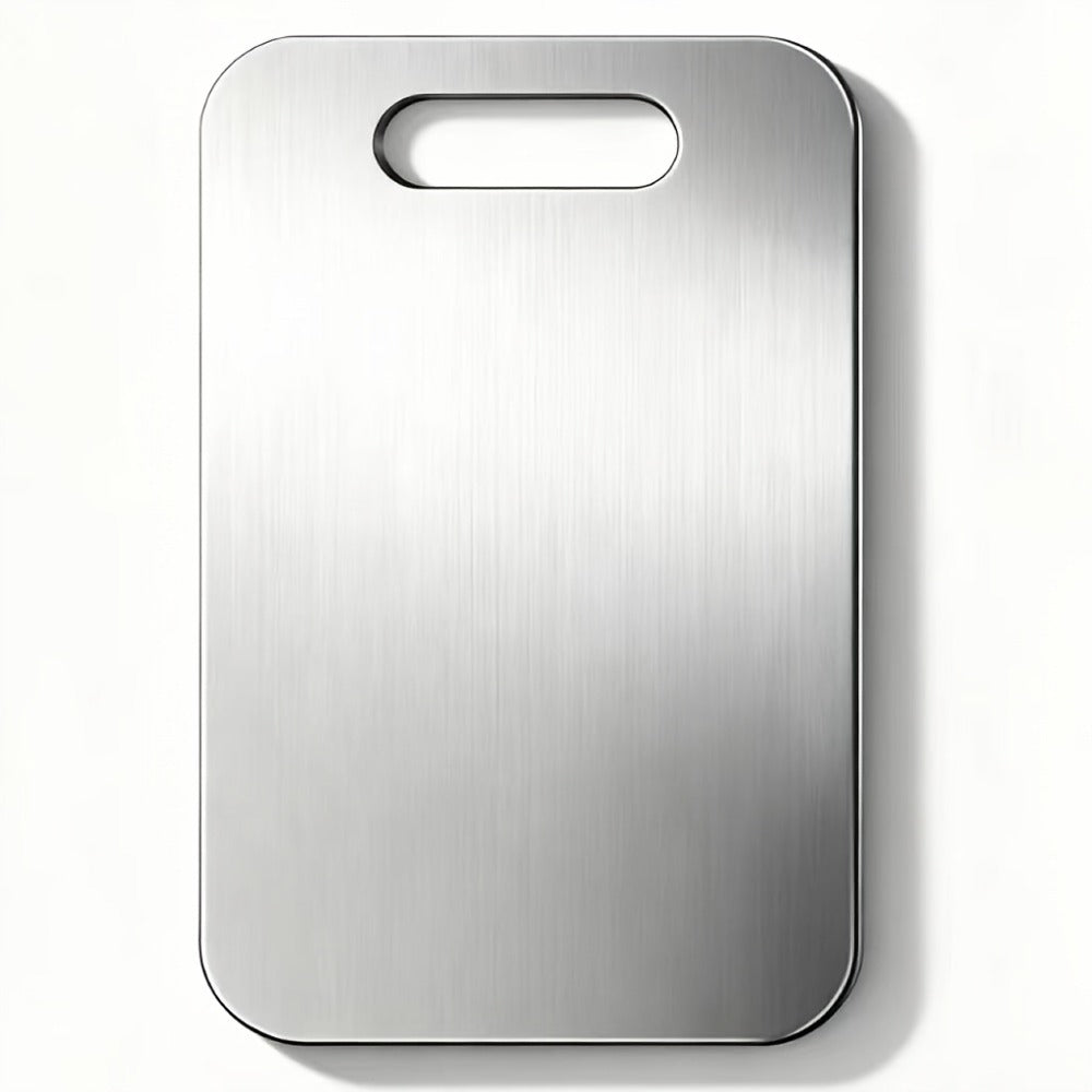 Titanium Cutting Board for Kitchen 14"x10" Large Double Sided | 100% Pure Titanium Metal Cutting Board | Durable Non-Porous Knife-Friendly Surface | Premium Kitchen Prep Board for Home & Professional Use