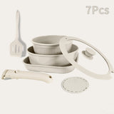 7-Piece Detachable White Set