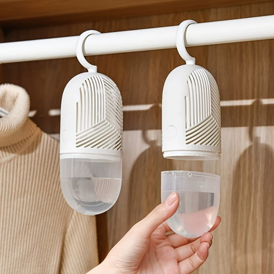 Reusable Dehumidifier Bags Set of 6 with Hooks No Electricity Moisture Absorber Mildew Resistant for Closet Bedroom Bathroom Wardrobe Basement RV Boat Home Humidity Control Gift