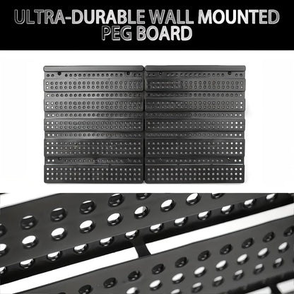 Plastic Parts Storage Bins Wall Mount 30pcs – Heavy Duty Small Hardware Organizer for Screws, Nuts, Bolts & Nails | Multi-Tier Wall Shelf System for Garage, Workshop & Craft Room | Space-Saving Bin Rack