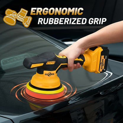 Cordless Car Polisher for DeWalt 20V Battery - 6 Variable Speeds 6800 RPM Buffer Polisher for Car Detailing Waxing Polishing Auto Scratch Removal Tool Gift for Men (Battery Not Included)