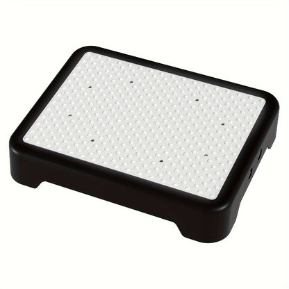 Non-Slip Step Stool Heavy Duty 550LBS Capacity Portable One Step Platform for Elderly Adults - Anti-Slip Rubber Mat Height Adjustable Indoor Outdoor Use Bed Car Door Bathroom Stair