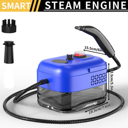 High Temperature Steam Cleaner Handheld Carpet Cleaner High Pressure for Kitchen Grease Sofa Air Conditioner Washing Machine Tile Grout Easy Carry Home Use