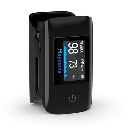 Blood Pressure Monitor Wrist Cuff with Oximeter Fingertip – Digital BP Machine Home Use, 120 Memory, Portable Case & Battery Included, Fully Automatic Hypertension Tracker