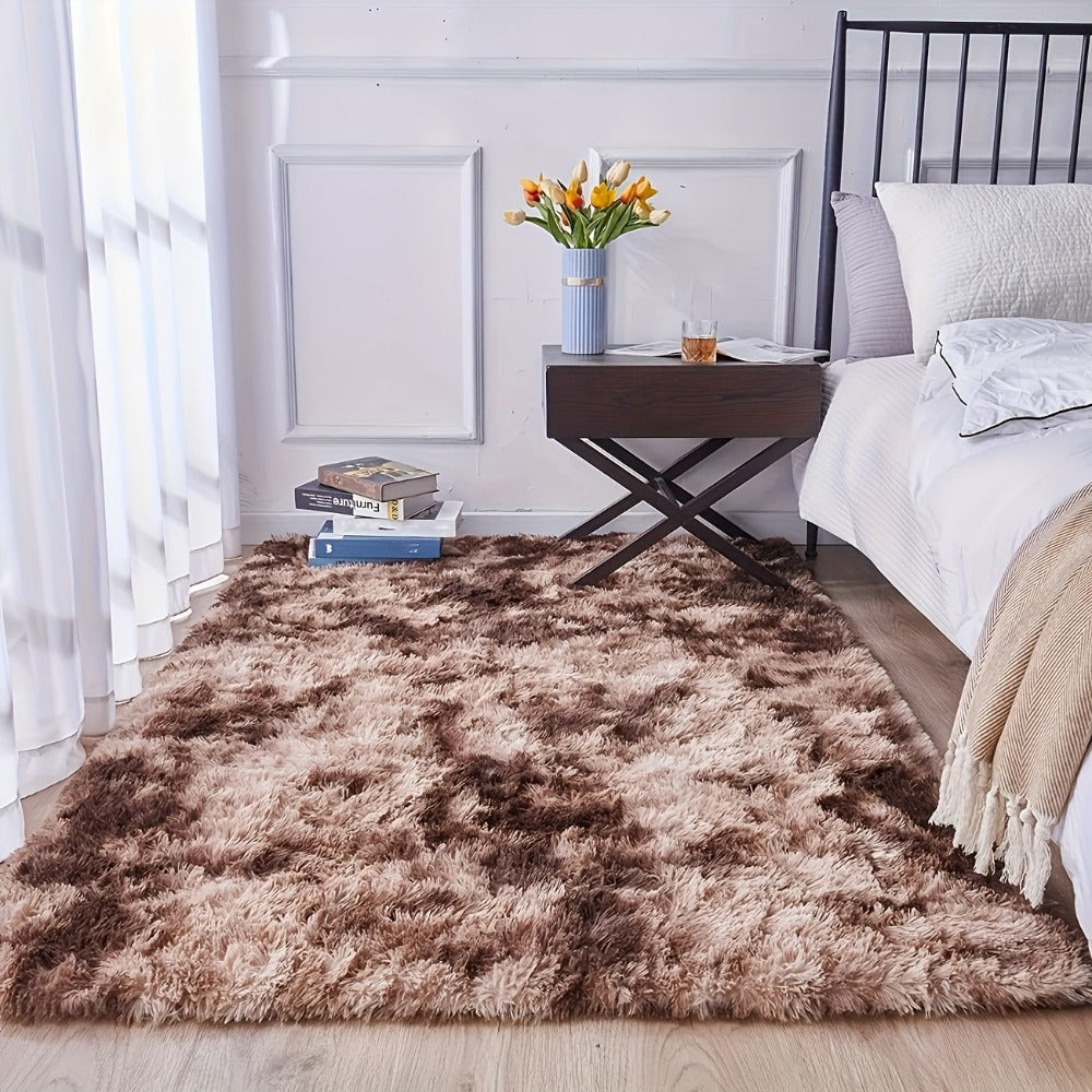 Fluffy Area Rug Large Soft Shag Carpet for Living Room Bedroom – Non-Slip Ultra Thick Plush Floor Mat, Multiple Sizes & Colors, Home Decor