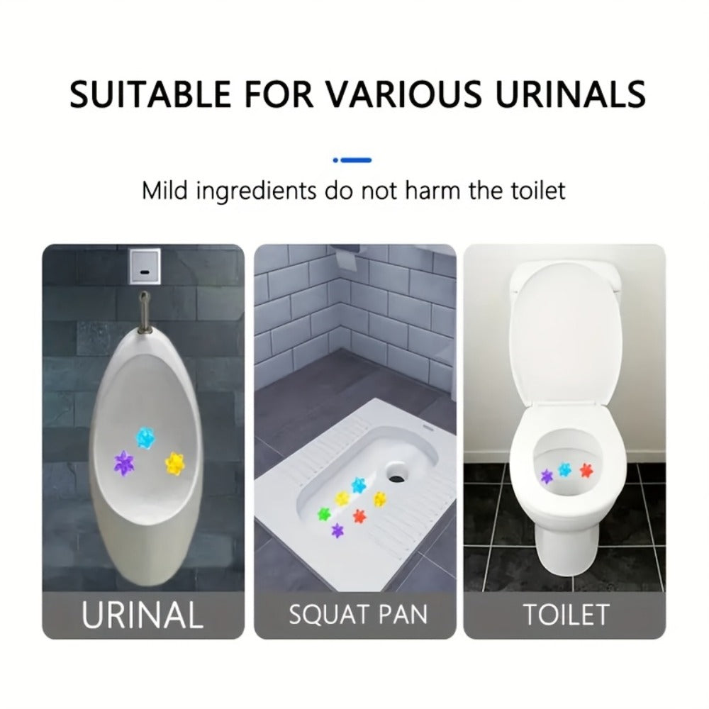 Toilet Cleaning Gel Stamp with Dispenser, Toilet Bowl Freshener & Cleaner Gel Stamps Prevent Scale & Toilet Ring, 6 Scents – Ocean, Lavender, Floral, Peach, Lemon, Pine – 4 Pcs or 8 Pcs Pack