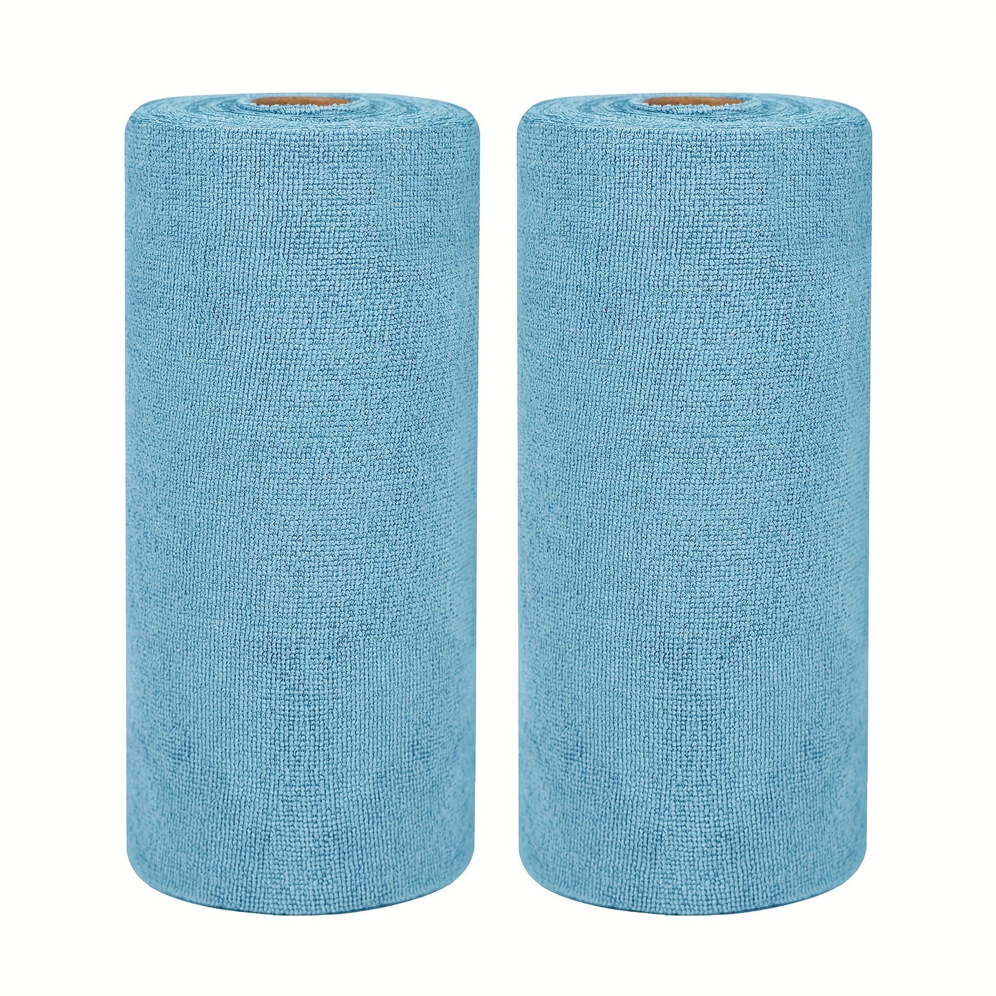 Microfiber Cleaning Cloths Reusable Paper Towel Roll Replacement – Washable Absorbent Tear-Away Dishcloths for Kitchen, Bathroom & Car | Eco-Friendly Rags 50 or 100 Pack, 12x12 Inch