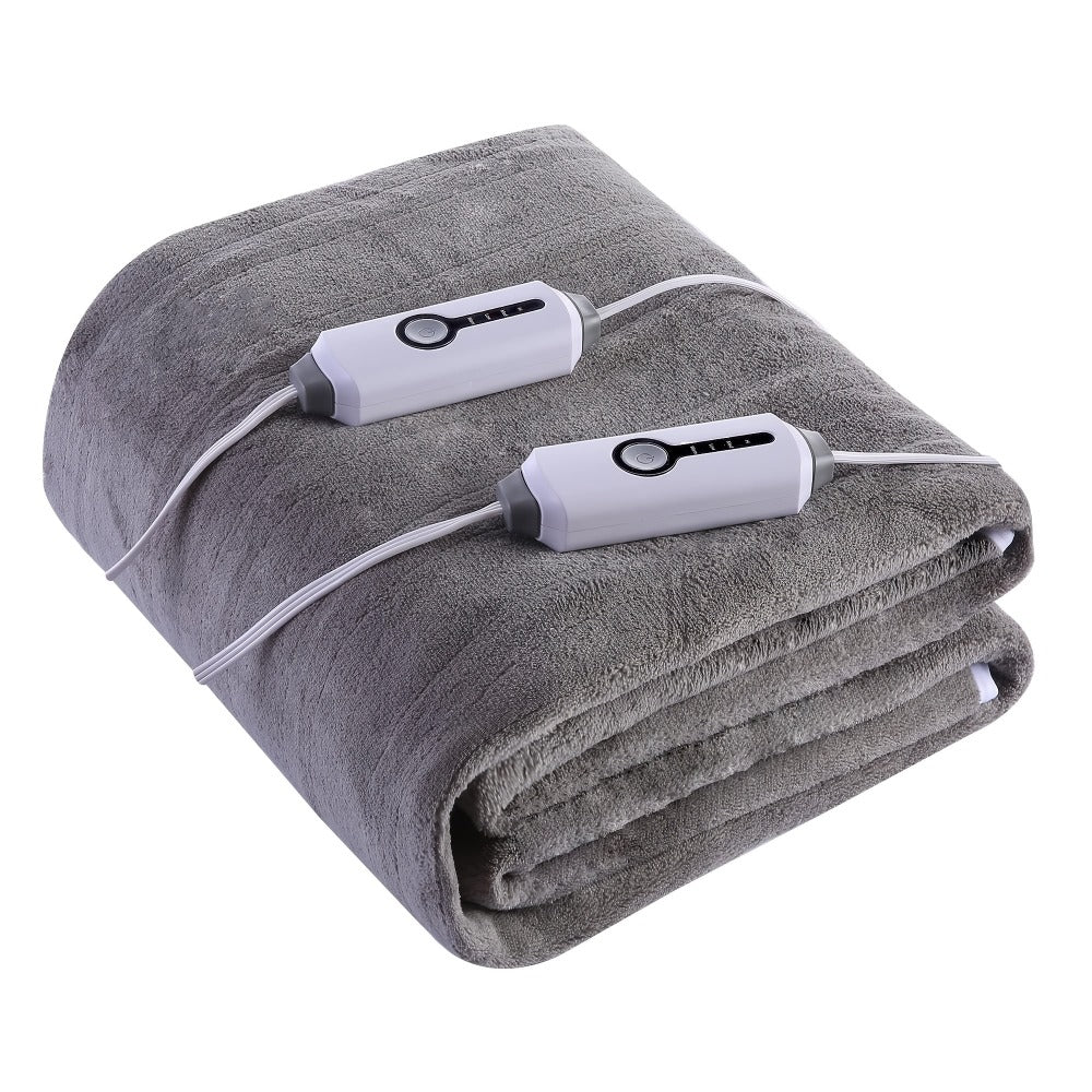 Heated Mattress Pad Queen King Twin Full – Soft Coral Fleece Electric Bed Warmer Under Blanket with 4 Heating Levels, 10-Hour Auto Shut Off, Fast Heating – Cozy Winter Bedding Warmer for Deep Sleep