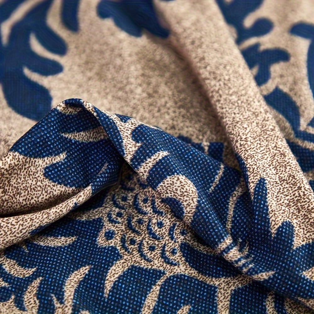 Stretch Sofa Cover Slipcover High-Stretch Fabric Ruffle Skirt Non-Slip Rod All-Season Snug Fit for 1 2 3 4 Seater Couch — Dark Blue with Pillow Cover