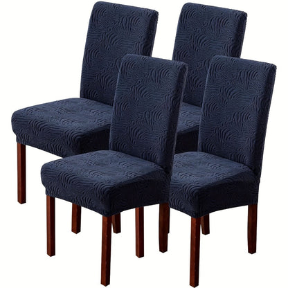 Dining Chair Covers Stretch Jacquard Slipcovers Removable Washable Chair Protector for Kitchen Hotel Restaurant Set of 4 or 6