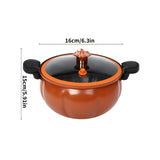 101.44oz Single-Person Pumpkin Pot (Orange)