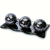 3PCS+Tray1PCS(Shining Black)