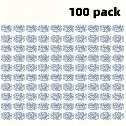 Fairy Lights Battery Operated with Batteries Included – 6.5ft 20 LED Silver Wire Mini String Lights, Firefly Starry Lights for Wedding, Christmas, Party, Mason Jars & DIY Decor – 30 or 100 Pack