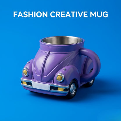 Sports Car Shape Coffee Mug – Fun Novelty Car Shaped Drinking Cup Large Capacity – Unique Tea Cup for Office & Home Decor – Cool Birthday & Christmas Gift for Car Lovers – 6 Colors