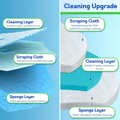 Disposable Toilet Brush Set with Refills & Holder - Wall Mounted or Floor Standing Toilet Cleaning System, 22/24/32 Replacement Heads, No-Touch Hygienic Bathroom Cleaner, Easy Bathroom Cleaning