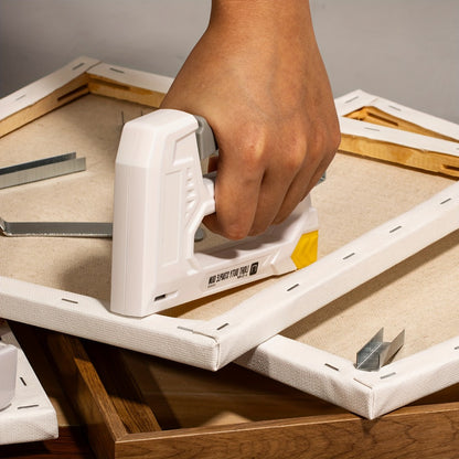Staple Gun with Staples 1600pcs, Light Duty Upholstery Staple Gun Kit with JT21 Staples 1/4 5/16 3/8 inch & Staple Remover, Manual Fabric Stapler for Wood, Crafts, DIY, Home Decoration