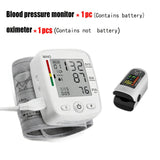 Blood Pressure Monitor + Pulse Oximeter (White Set)