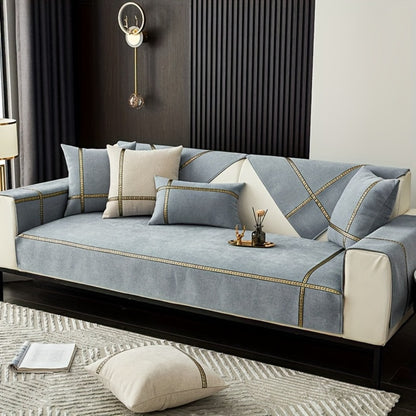 Chenille Sofa Cover Pet-Friendly Slipcover All Season Furniture Protector for Living Room Bedroom Office Couch Cover Multiple Sizes Colors