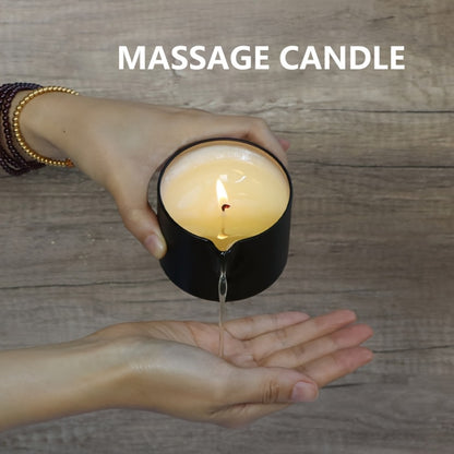 Luxury Soy Wax Candle 2-in-1 Massage Body Oil Essential Oil 20+ Scents 1pc 2pcs 6pcs Warm Moisturizing Lotion Spa Nail Salon Wedding Valentine Christmas Gift