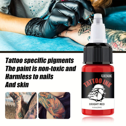 Tattoo Ink Set Professional 7 & 18 Colors 20ml Large Bottle Tattoo Cartridge Ink Kit for All Tattoo Styles Vivid Colors Long Lasting Safe Formula for Beginners & Artists