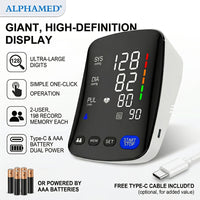LED large screen blood pressure monitor