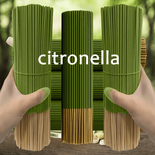 Citronella Incense Sticks 202PCS | 8.66" Essential Oil Infused Sticks for Meditation, Yoga & Aromatherapy – Long Lasting Burn