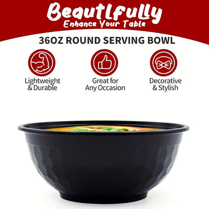 Salad Bowls with Lids 36oz Black Diamond Shape Disposable Leak-Proof Food Storage Containers Plastic Lunch Boxes for Restaurant Takeout Meal Prep 20 to 150 Sets
