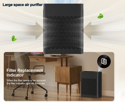 HEPA Air Purifier for Large Room Up to 1095 Sq Ft – PM2.5 Display, Air Quality Sensor, Auto Mode & Timer for Home, Office & Family Room, Father’s Day Gift