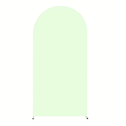 Arch Cover 6ft Stretchable Fabric Party Decoration | Wedding Ceremony Backdrop Cover Wrinkle-Free Zipper Fit for Gender Reveal Bridal Shower Birthday Holiday Celebration 8 Colors