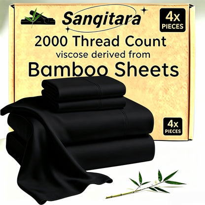 Cooling Fitted Sheet Bamboo Blend Ultra-Soft Deep Pocket Bed Sheet for Hot Sleepers Twin Full Queen King Size Machine Washable Breathable Cooling Bedding White Black Gray Navy Purple Apricot