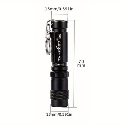Mini Keychain Flashlight Portable Pocket LED Light – Compact Handheld Torch with Replaceable Battery, Emergency & Outdoor Use, Cute Gift for Kids & Students, 3 Colors (Grey, Pink, Black)