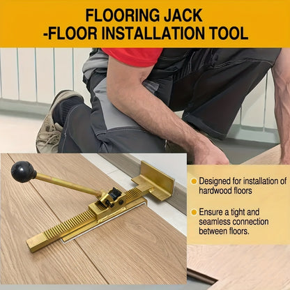 Hardwood Flooring Jack & Positioning Tool for Installing & Straightening Hardwood Floors – Professional Floor Installation Tool for Tongue & Groove, Laminate & Engineered Wood Flooring