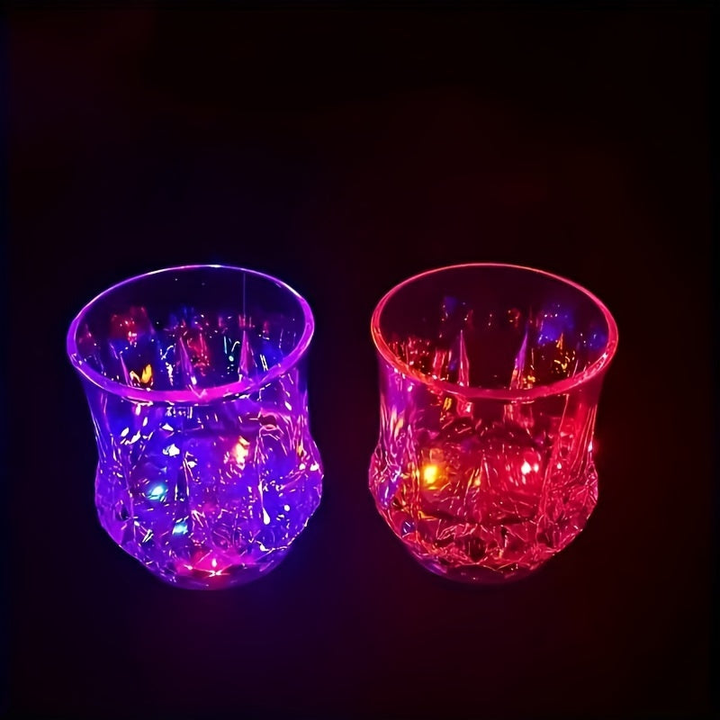 LED Light-Up Cups Glow in the Dark – Pineapple Induction Party Cups for Birthday Christmas Disco Valentine's Day (6.76oz)