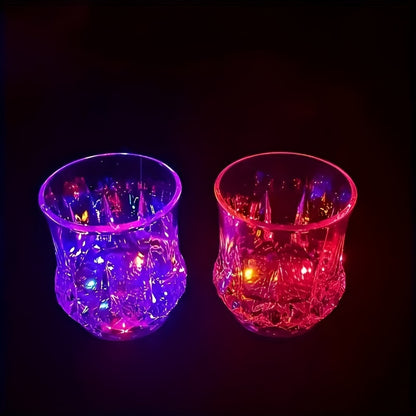 LED Light-Up Cups Glow in the Dark – Pineapple Induction Party Cups for Birthday Christmas Disco Valentine's Day (6.76oz)