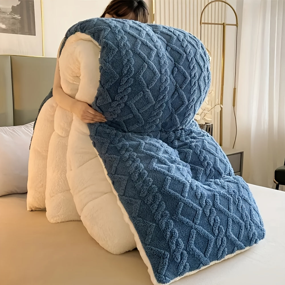 Taffeta Comforter All Season – Soft, Thick & Warm Quilt for Bedroom, Guest Room & Hotel | Machine Washable | Twin Full Queen King