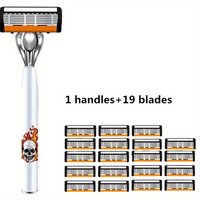 1 handle + 19 blades