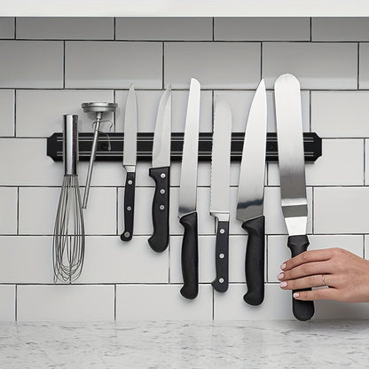 Magnetic Knife Holder Wall Mount 20 Inch - Strong Magnetic Knife Bar Strip for Kitchen, Space-Saving Knife Rack for Knives, Scissors, Tools, Easy Install Kitchen Organizer