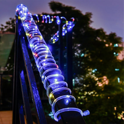 Solar Rope Lights Outdoor 33FT 100LED RGB – 8 Modes IP65 Waterproof String Lights for Garden, Patio, Party & Holiday Decor
